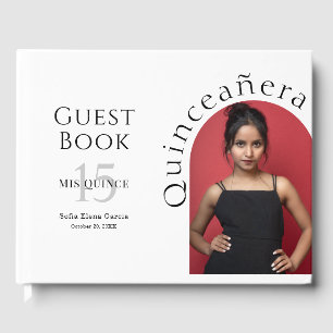 Livro De Visitas Trendy Na moda Arch Photo Quinceanera