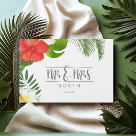 Livro De Visitas Tropical Floral Wedding ID475