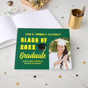 Livro De Visitas Turma de Verde Amarelo de 2026 Foto Personalizada