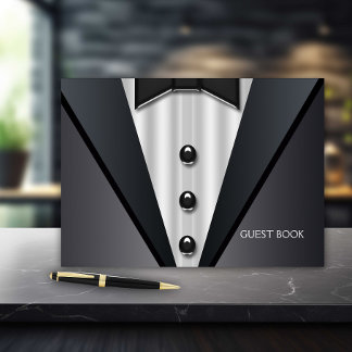 Livro De Visitas Tuxedo Guest Book
