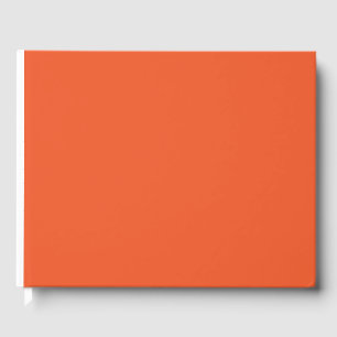 Livro De Visitas um fundo laranja com um