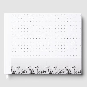Livro De Visitas Um pano de fundo branco limpo, com pequenos pontos