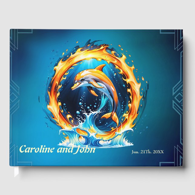 Livro De Visitas Uma fascinante interação entre fogo e água. (Frente)