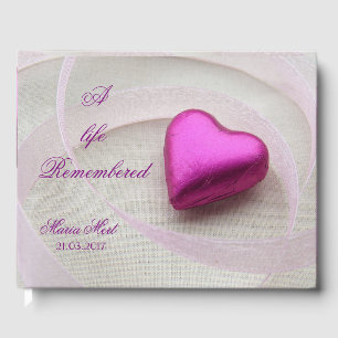 Livro De Visitas Uma vida lembrada: No Loving Memory Guest Book