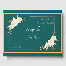 Verde Escuro com Casamento de Rosas