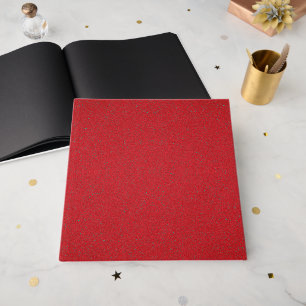 Livro de Visitas Vermelho Texturizado com Páginas