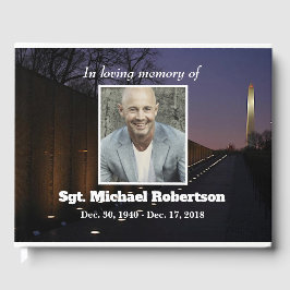 Livro De Visitas Vietnam Veteran e Washington Memorial