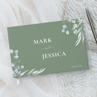 Livro De Visitas Vietnamese Eucalyptus Song Hy Wedding