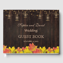 Livro De Visitas Vintage Floral Gold Foil Frame Weding