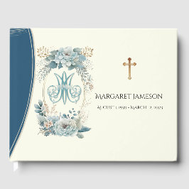 Livro De Visitas Virgem Católica Maria Memorial Funeral