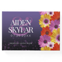 Visitas Elegantes com Casamento com Glitter Roxo