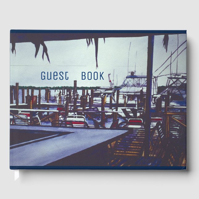 Livro De Visitas Vista do namorados, Ilha Harbor (Frente)