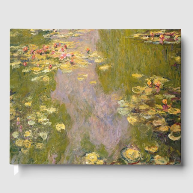 Livro De Visitas Water Lilies 1919 Claude Monet (Frente)