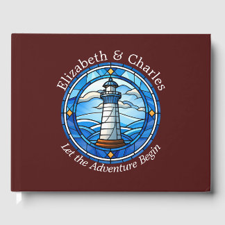 Livro De Visitas Wedding Adventure Lighthouse Sailing Nautical