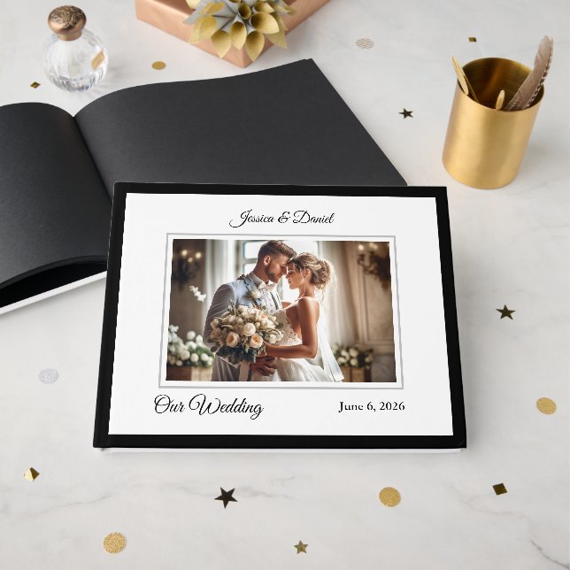 Livro De Visitas Wedding     guest book (Frente aberta)