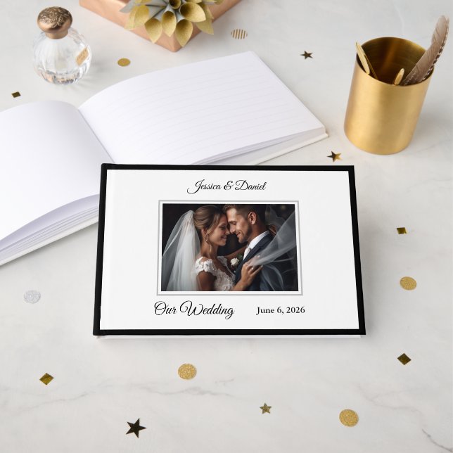 Livro De Visitas Wedding     guest book (Frente aberta)