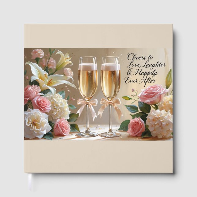 Livro De Visitas Wedding Guest Book. (Frente)