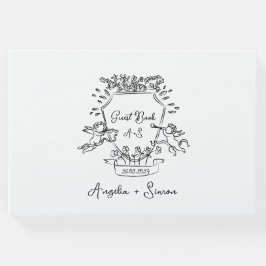 Livro De Visitas Whimsso Chapas Crest Guest Book