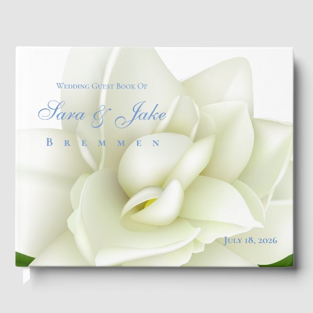 Livro De Visitas White Gardenia Wedding (Frente)