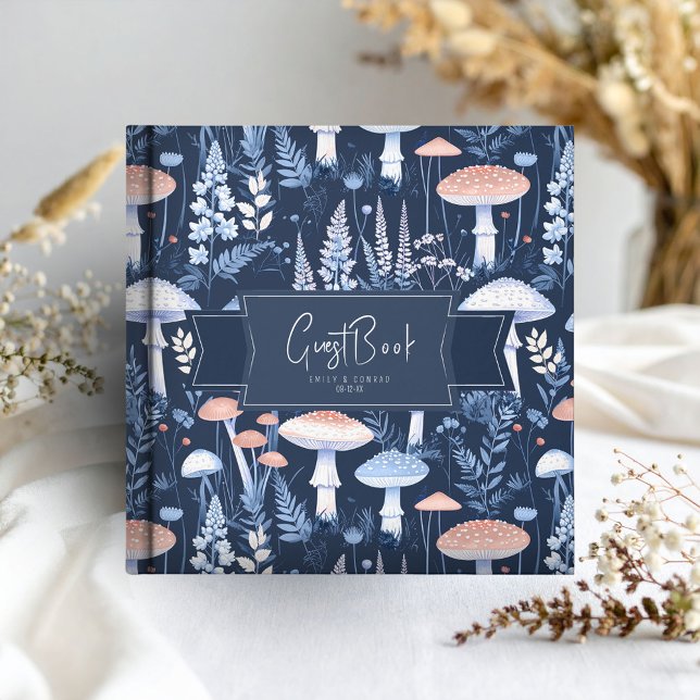 Livro De Visitas Wild & Whimsical Wedding Pattern ID1110 (Criador carregado)