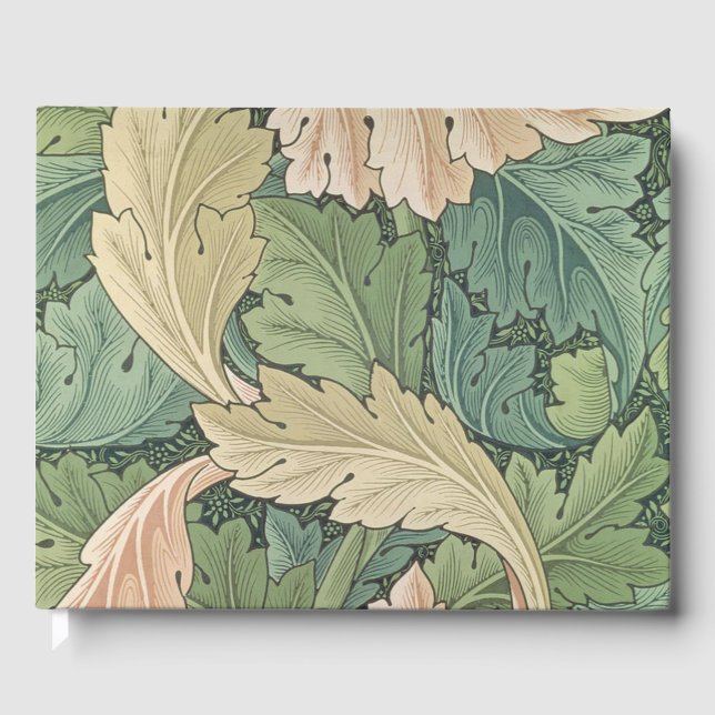 Livro De Visitas William Morris Acanthus (Frente)