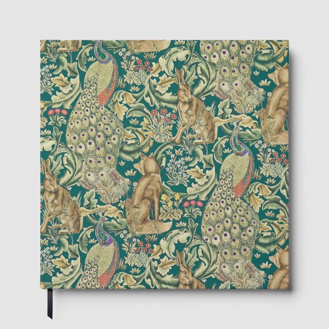 Livro De Visitas William Morris "Floresta" (Frente)