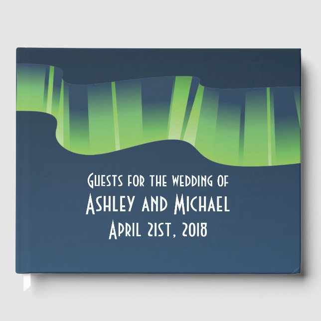 Livro De Visitas Winter Wonderland Auroras Guest Book (Frente)