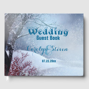 Livro De Visitas Winter Wonderland Wedding