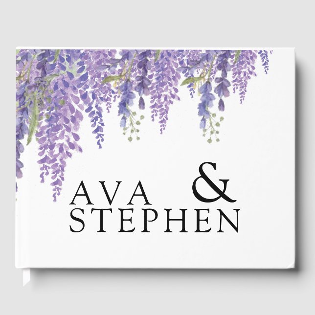 Livro De Visitas Wisteria tree Weding Guest Book (Frente)