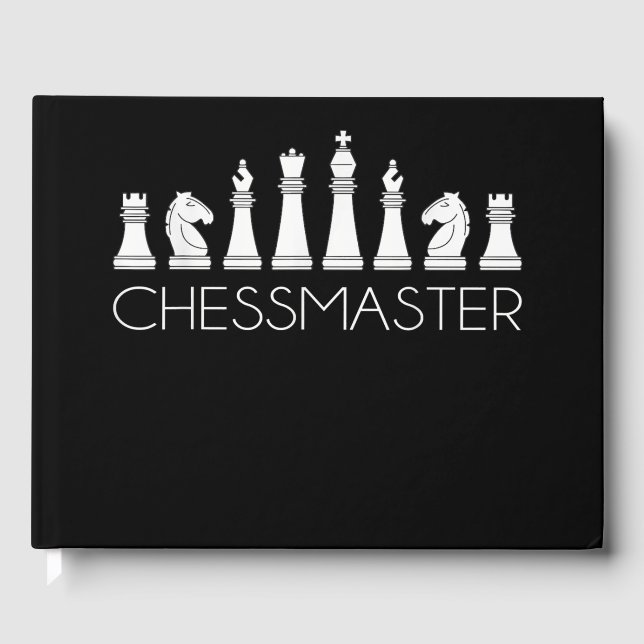 Livro De Visitas Xadrez - Chessmaster (Frente)