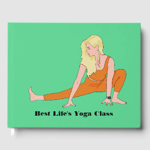 Livro De Visitas Yoga, Convidada do Partido, Yoga garota Saudável