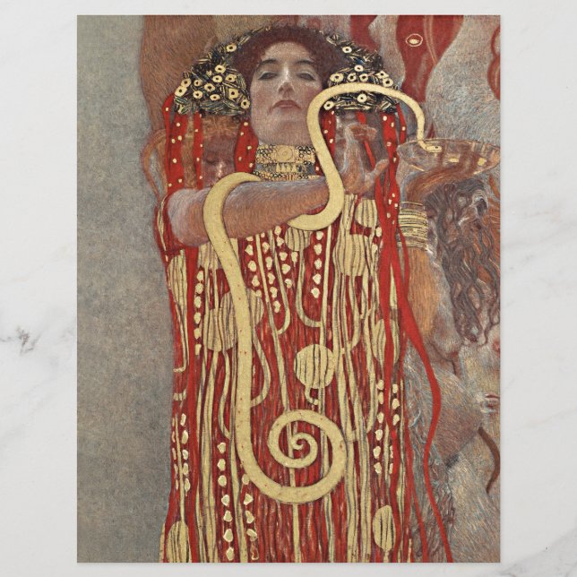 LIVRO DO SCRAPBOOK : GUSTAV KLIMT : HYGIEIA : 1907 (Frente)