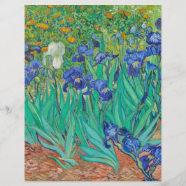LIVRO DO SCRAPBOOK : VAN GOGH : IRISES : 1889
