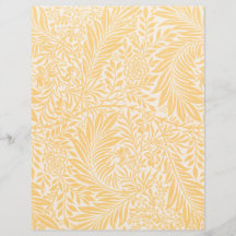 LIVRO DO SCRAPBOOK : WILLIAM MORRIS : LARKSPUR