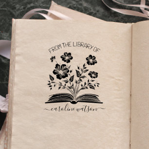 Livro Floral da biblioteca do Carimbo de Borracha