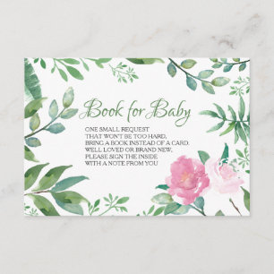 Livro para Cartão de Inserção de Bebê, Rosa Ro