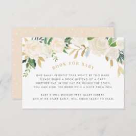 Livro Para Cartão De Solicitação De Chá Floral De