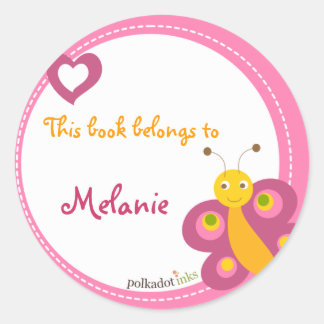 Livro Personalizado de Adesivos Butterfly