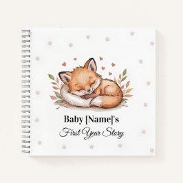 Livro Personalizado de Memória de Bebês - Fox