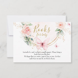 Livro rosa de borboletas para bebês