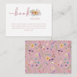 Livro Rosa Sólido de Flor Selvagem para Cartão Beb