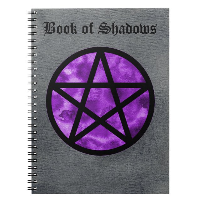 Livro roxo do Pentacle do caderno 2 das sombras (Frente)
