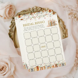 Livro Russo Vintage Floral Chá de panela Bingo