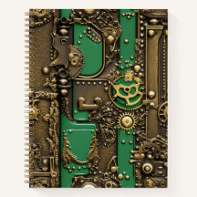 Livro Steampunk Verde Industrial