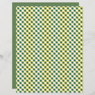 Livro Verde da Grass Gingham