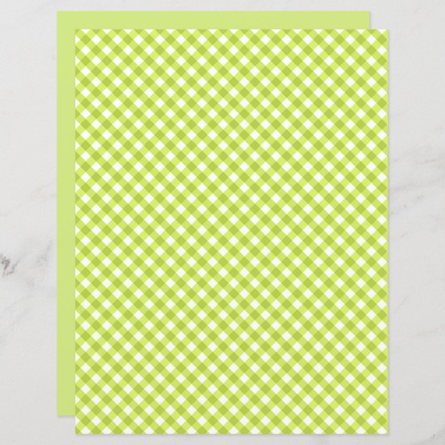 Livro Verde da Lemon Gingham (Frente/Verso)