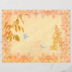 Livro Verde do outono 2 Unline Junkjournal