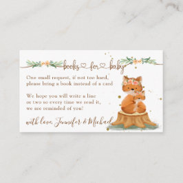 Livros Adoráveis sobre Raposa-Pensada para Cartão