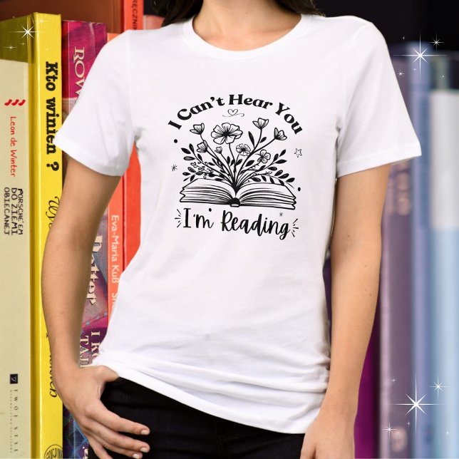 Livros Amantes, não posso ouvi-los que estou lendo (Available in multiple apparel styles, colors and sizes. )