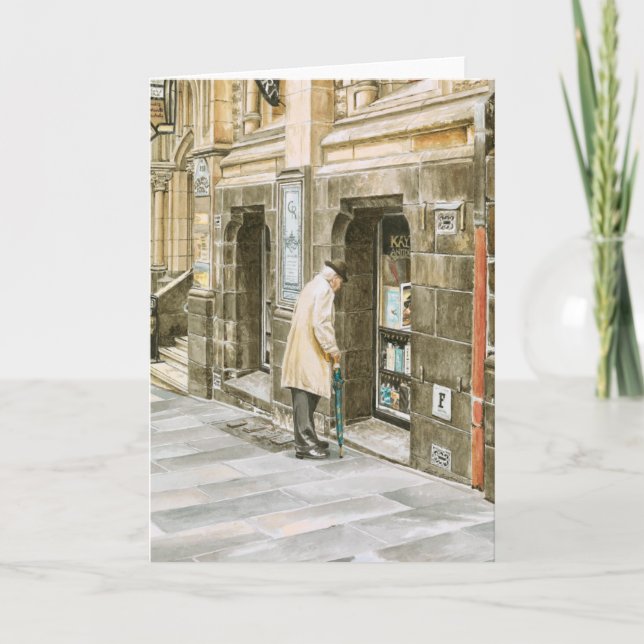 "Livros Antigos" - Cartões de agradecimentos (Frente)